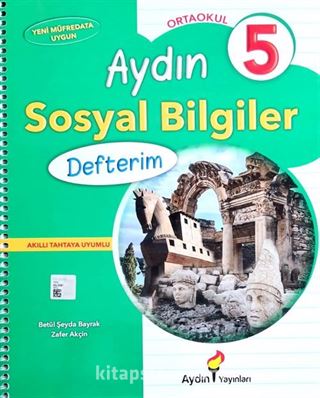 Ortaokul 5 Aydın Sosyal Bilgiler Defterim