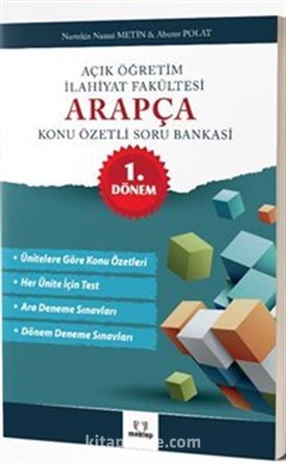 Açık Öğretim İlahiyat Hazırlık Arapça Soru Bankası