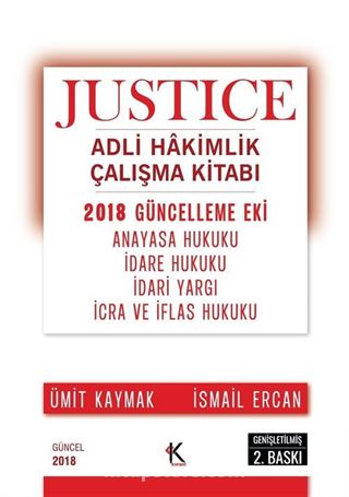 2018 Justice Adli Hakimlik Ek Kitabı