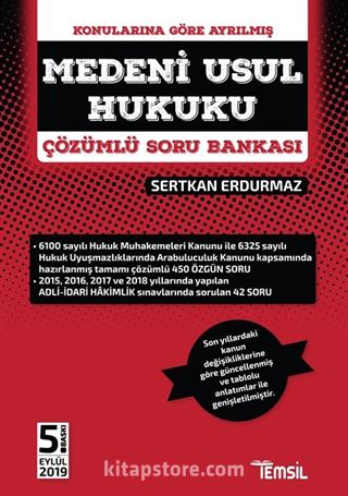 Medeni Usul Hukuku Çözümlü Soru Bankası