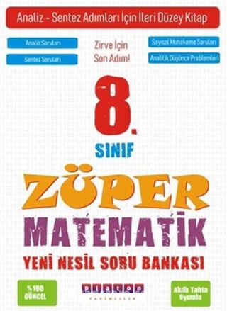 8. Sınıf Züper Matematik Soru Bankası