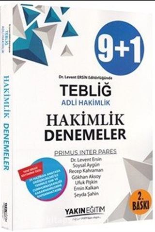 Tebliğ Adli Hakimlik 9+1 Hakimlik Denemeler