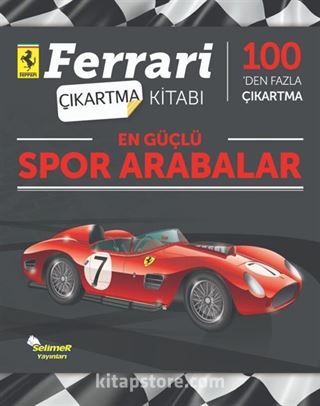 Ferrari Çıkartma Kitabı / En Güçlü Spor Arabalar