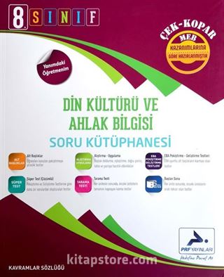 8. Sınıf Din Kültürü ve Ahlak Bilgisi Soru Kütüphanesi