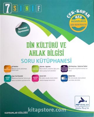 7. Sınıf Din Kültürü ve Ahlak Bilgisi Soru Kütüphanesi