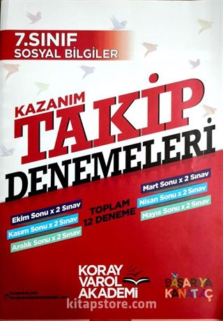 7. Sınıf Sosyal Bilgiler Kazanım Takip Denemeleri