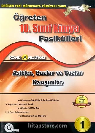 10. Sınıf Öğreten Kimya Fasikülleri