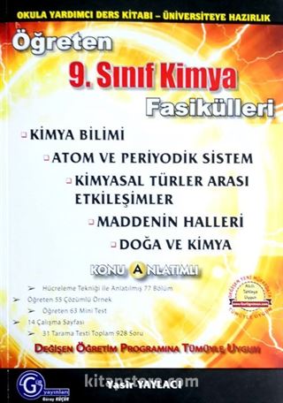 9. Sınıf Öğreten Kimya Fasikülleri