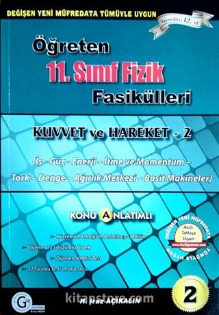 11. Sınıf Öğreten Fizik Fasüküleri Kuvvet ve Hareket 2