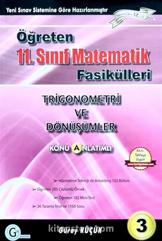 11. Sınıf Öğreten Matematik Fasikülleri Trigonometri ve Dönüşümler Konu Anlatımlı