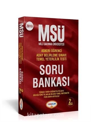 MSÜ Askeri Öğrenci Sınavlarına Hazırlık Soru Bankası