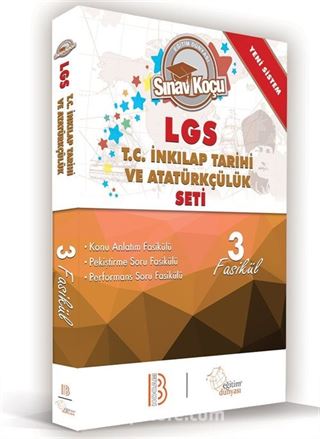 LGS 8.SINIF Sınav Koçu TC.İnkılap Tarihi ve Atatürkçülük Seti 3 Fasikül