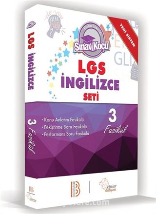 LGS 8.SINIF Sınav Koçu İngilizce Seti 3 Fasikül