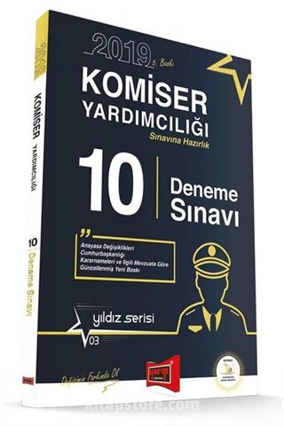 2019 Komiser Yardımcılığı Sınavına Hazırlık 10 Deneme Sınavı