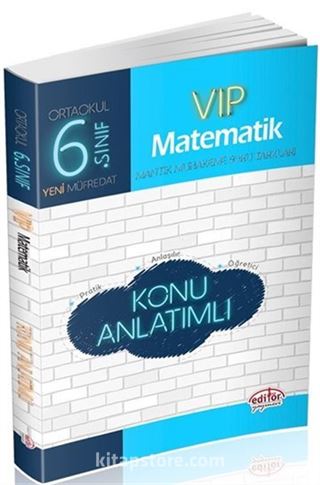 6. Sınıf Vıp Matematik Konu Anlatımlı