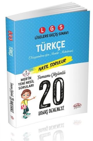 LGS Türkçe 20 Branş Denemesi Nasıl Çözülür