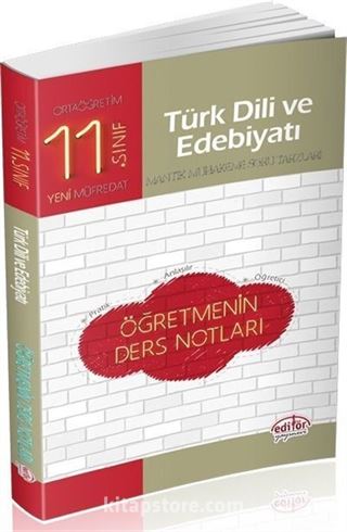 11. Sınıf Türk Dili ve Edebiyatı Öğretmenin Ders Notları