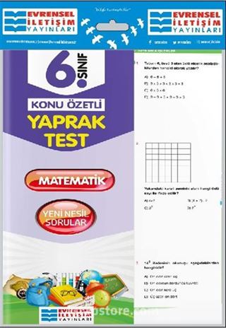 6. Sınıf Matematik Konu Özetli Yaprak Test