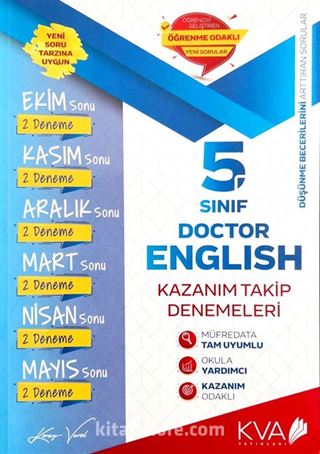 5. Sınıf Doctor English Kazanım Takip Denemeleri