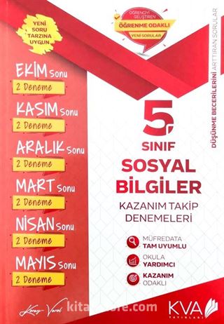 5. Sınıf Sosyal Bilgiler Kazanım Takip Denemeleri