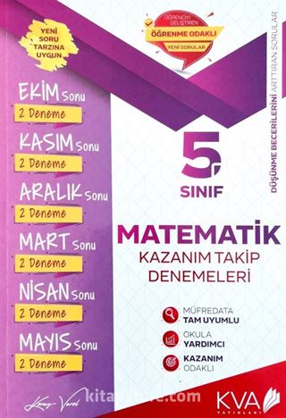 5. Sınıf Matematik Kazanım Takip Denemeleri