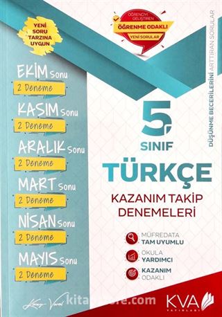 5. Sınıf Türkçe Kazanım Takip Denemeleri