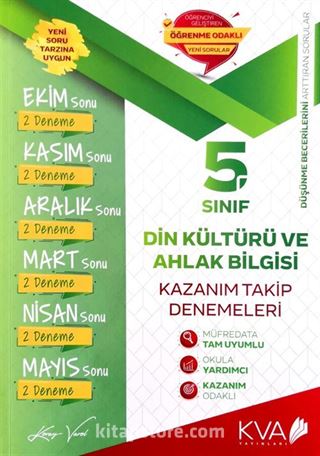 5. Sınıf Din Kültürü Ve Ahlak Bilgisi Kazanım Takip Denemeleri