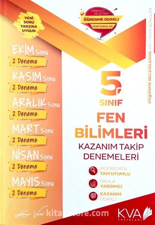 5. Sınıf Fen Bilimleri Kazanım Takip Denemeleri