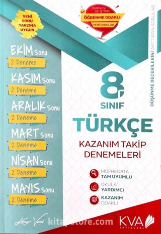 8. Sınıf Türkçe Kazanım Takip Denemeleri