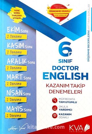 6. Sınıf Doctor English Kazanım Takip Denemeleri