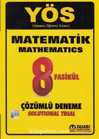 YÖS Matematik 8 Fasikül Çözümlü Deneme