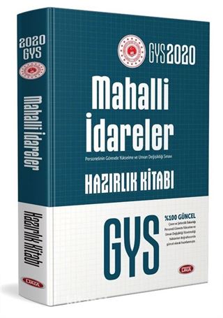 2019 GYS Mahalli İdareler Konu Kitabı