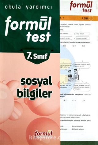 7. Sınıf Sosyal Bilgiler Formül Test