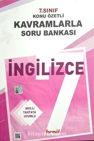 7. Sınıf İngilizce Konu Özetli Kavramlarla Soru Bankası