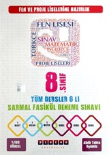 8. Sınıf Tüm Dersler 6'lı Sarmal Fasikül Deneme Sınavı