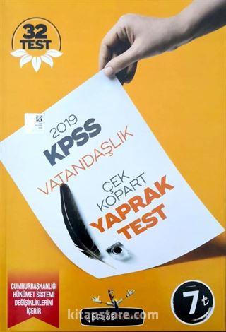 KPSS Vatandaşlık Çek Kopar Yaprak Test