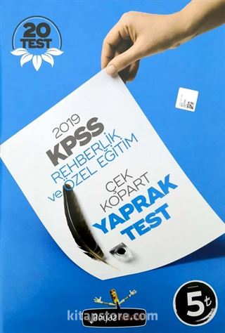 KPSS Rehberlik ve Özel Eğitim Çek Kopar Yaprak Test