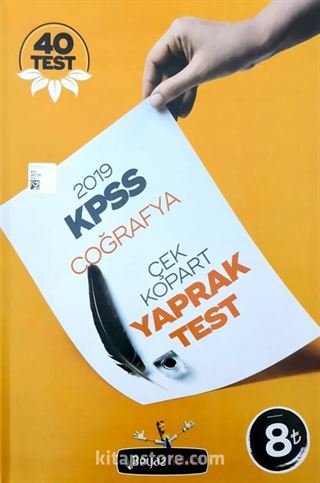 KPSS Coğrafya Çek Kopar Yaprak Test