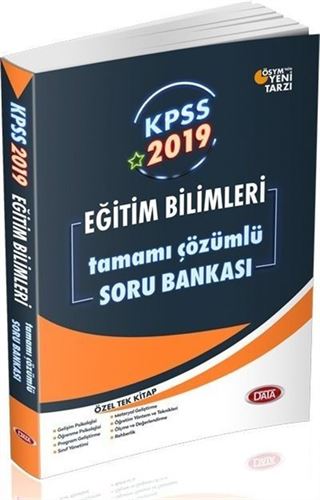 2019 KPSS Eğitim Bilimleri Çözümlü Soru Bankası