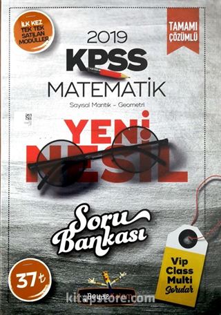 KPSS Matematik Yeni Nesil Tamamı Çözümlü Soru Bankası