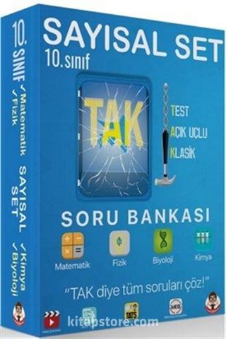 10. Sınıf TAK Soru Bankası Sayısal Set