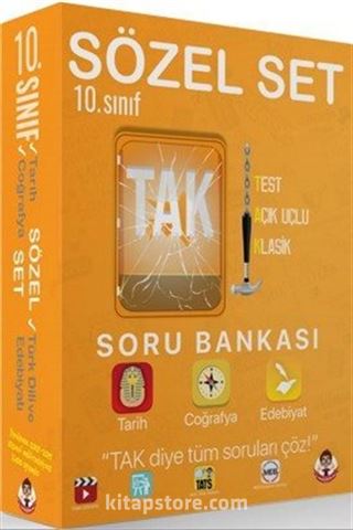 10. Sınıf TAK Soru Bankası Sözel Set