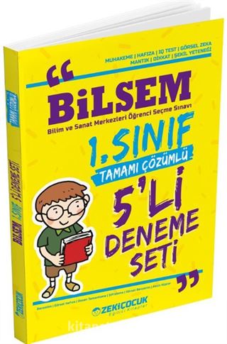 1. Sınıf Bilsem Tamamı Çözümlü 5'li Deneme