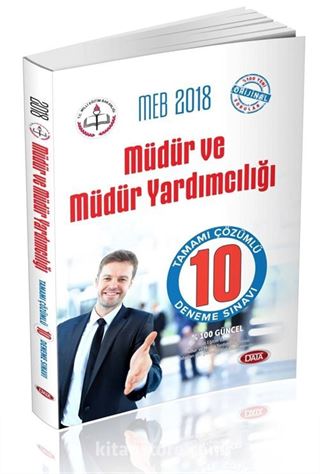 MEB Müdür ve Müdür Yardımcılığı Tamamı Çözümlü 10 Deneme Sınavı