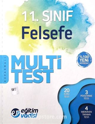 11. Sınıf Felsefe Multi Test