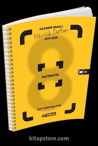 8. Sınıf Matematik Özet Konu Anlatımı Etkinlik Defteri