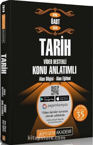 2019 ÖABT Tarih Video Destekli Konu Anlatımlı