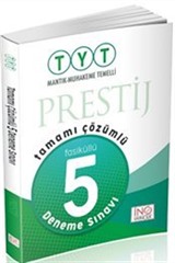 TYT Prestij Tamamı Çözümlü 5 Fasikül Deneme Sınavı