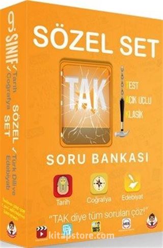 9. Sınıf TAK Soru Bankası Sözel Set