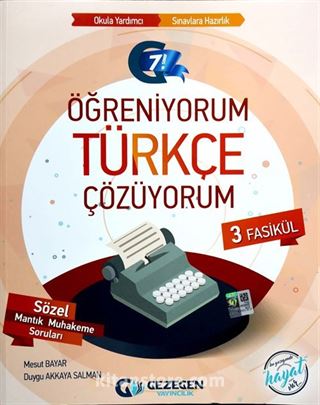 7. Sınıf Öğreniyorum Türkçe Çözüyorum